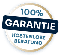 100 % Garantie für kostenfreie und unverbindliche Beratung